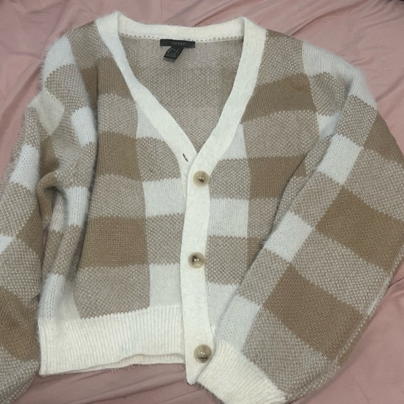 Oversizedd Tan Cardigan - Picture 1 of 3